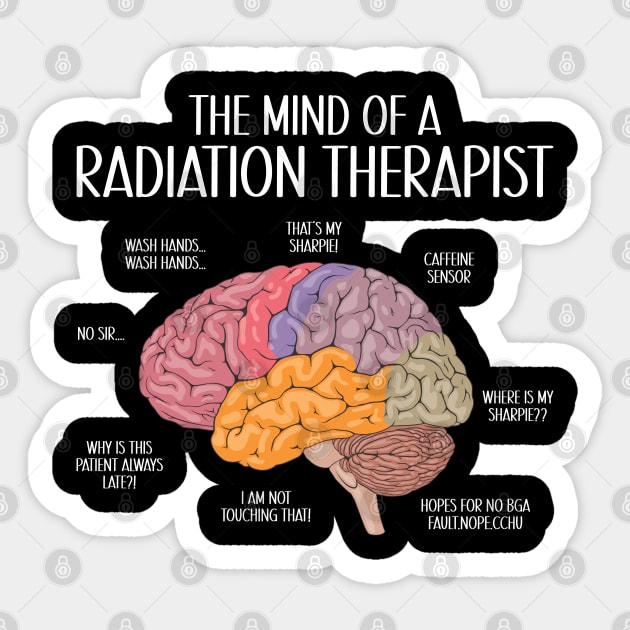 Radiation Therapy Technician Radiation Therapist Radiation Sticker